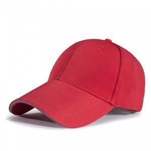 经典大红色高品质六瓣棒球帽 