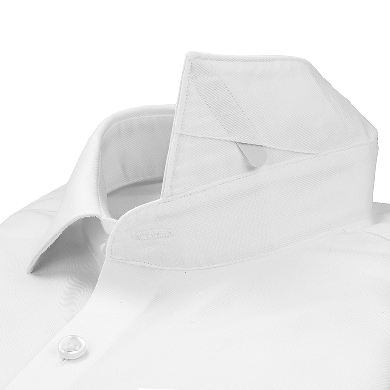 经典商务白色男士长袖衬衫(图7)