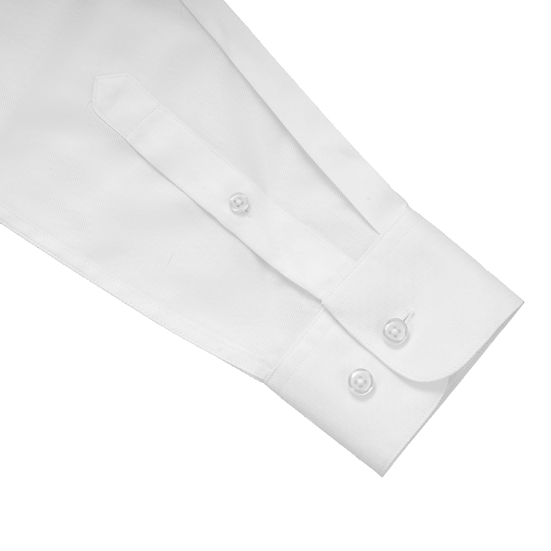 经典商务白色男士长袖衬衫(图11)